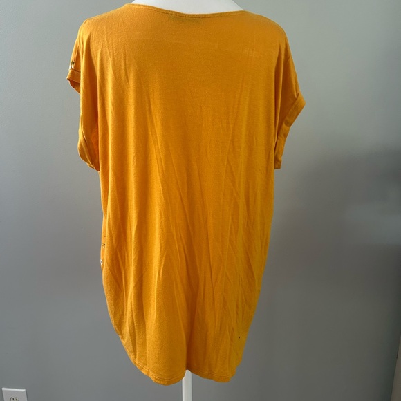 Papermoon Mustard Floral Blouse - Picture 4 of 8